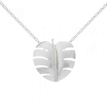 Collar hoja de Monstera