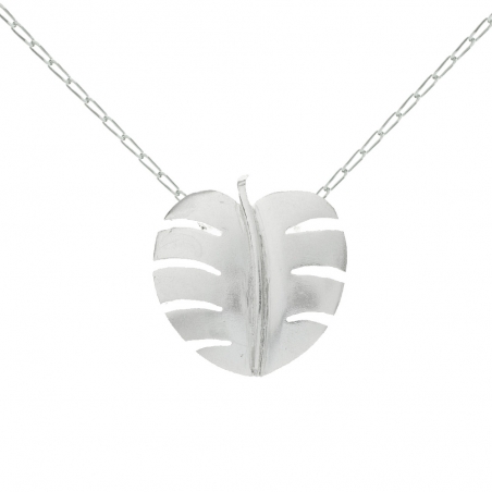 Collar hoja de Monstera