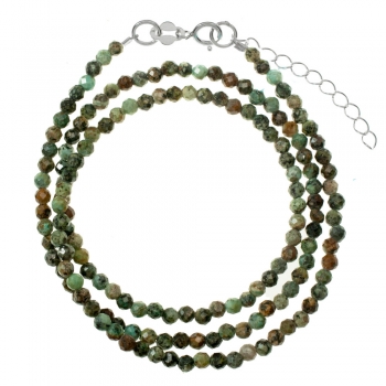 Collar de una vuelta de piedra natural