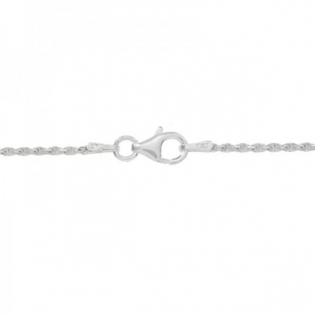 Crucifijo con cordón Plata de Ley