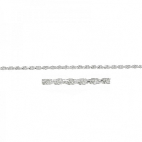 Crucifijo con cordón Plata de Ley