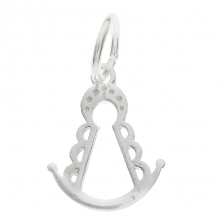 Collar Virgen del Rocío Plata de Ley