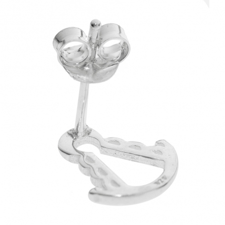 Pendientes Virgen del Rocío Plata de Ley