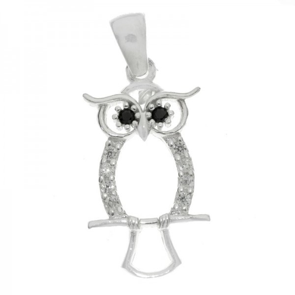 Colgante Búho Plata de Ley