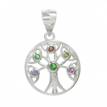 Colgante árbol de la vida Plata de Ley 2