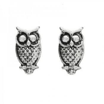Pendientes Búho Plata de Ley 2
