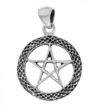 Colgante Pentagrama Plata de Ley 2