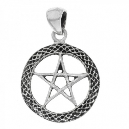 Colgante Pentagrama Plata de Ley