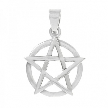 Colgante Pentagrama Plata de Ley