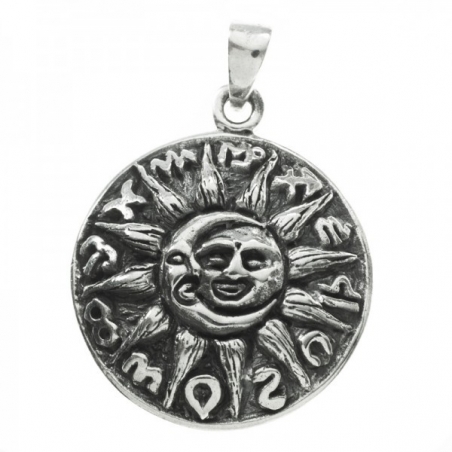 Colgante Sol, Luna y Horóscopo