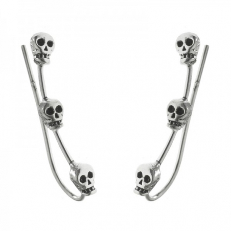 Trepadores calaveras Plata de Ley