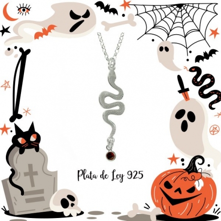 Collar Snake Plata de Ley