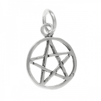 Colgante mini Pentagrama Plata de Ley 2