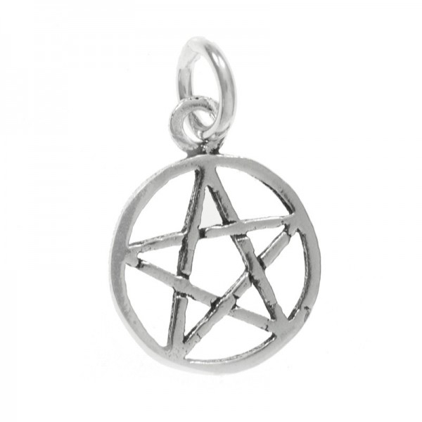 Colgante mini Pentagrama Plata de Ley