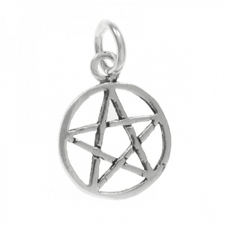 Colgante mini Pentagrama Plata de Ley