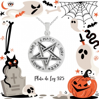 Colgante Tetragrámaton Plata de Ley