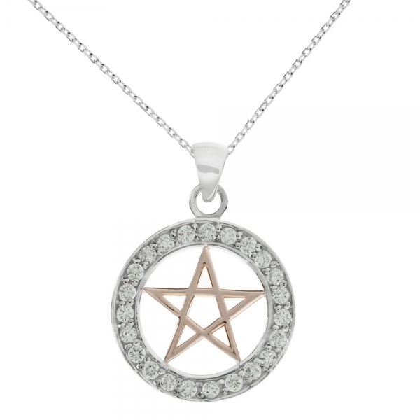 Colgante Tetragrámaton Plata de Ley