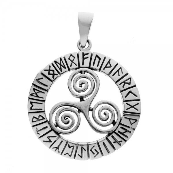 Colgante amuleto Trisquel celta