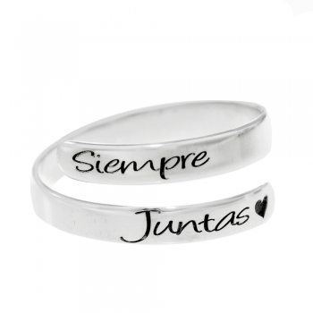 Anillo ajustable personalizado