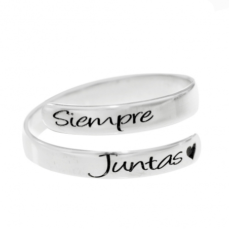 Anillo ajustable personalizado