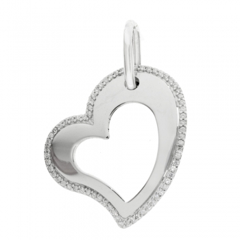 Colgante corazón microcirconitas