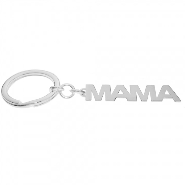 Llavero Mamá Plata de Ley