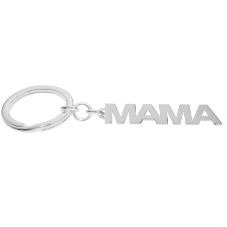 Llavero Mamá Plata de Ley