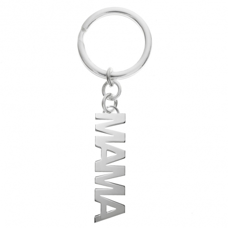 Llavero Mamá Plata de Ley