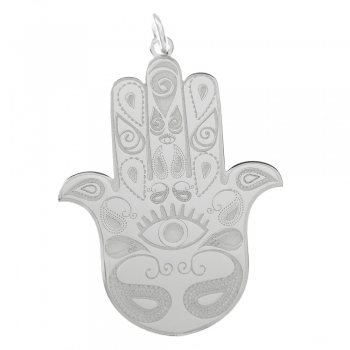 Colgante mano de Fátima labrada