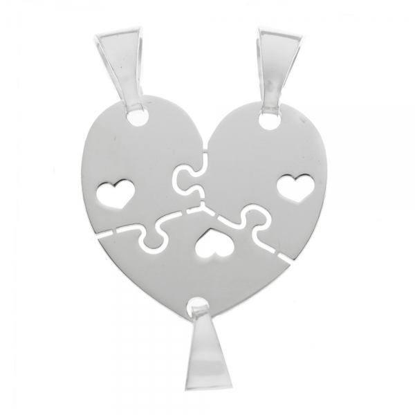 Colgante para tres Plata de Ley