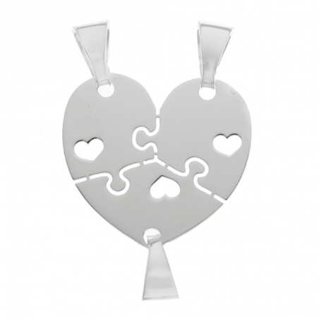 Colgante para tres Plata de Ley