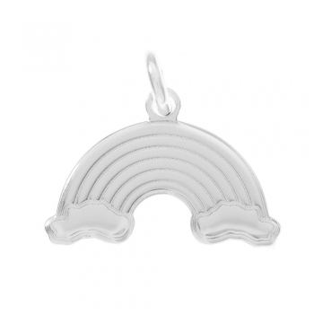 Colgante arco iris Plata de Ley