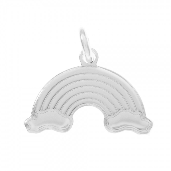 Colgante arco iris Plata de Ley