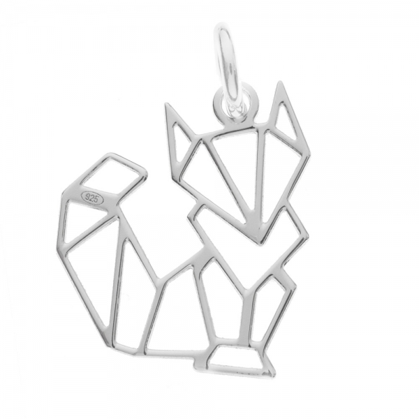 Colgante zorro origami