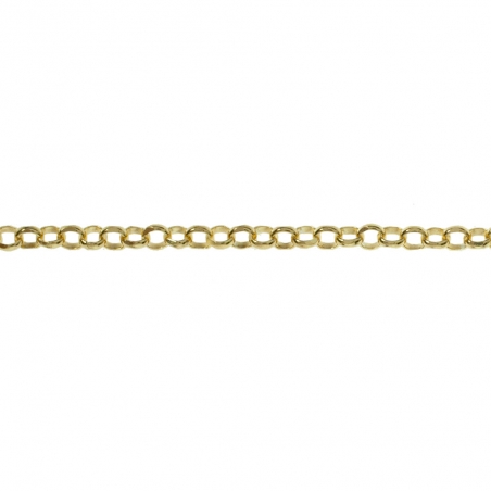 Collar dorado con colgantes