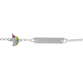 Pulsera esclava infantil unicornio 2