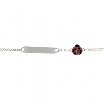 Pulsera esclava infantil mariquita 2