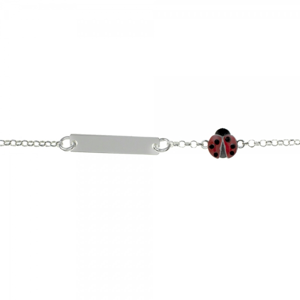 Pulsera esclava infantil mariquita
