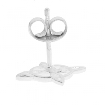 Pendientes nudo de bruja Plata de Ley 2