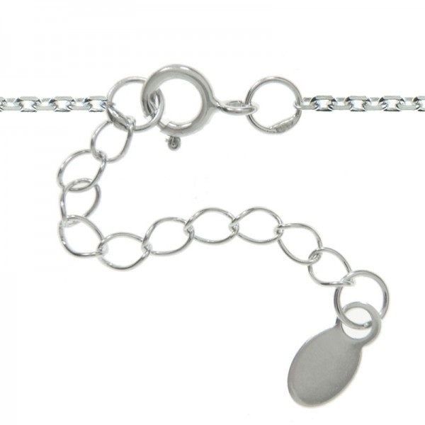 Collar corazón de circonitas