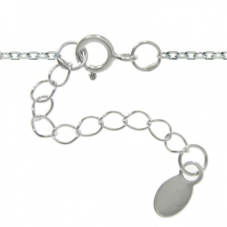 Collar corazón de circonitas