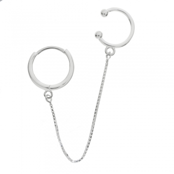 Pendiente doble con cadena