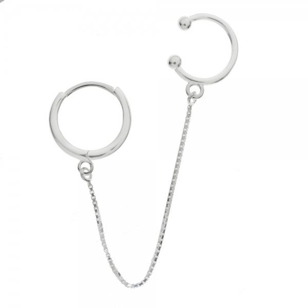 Pendiente doble con cadena