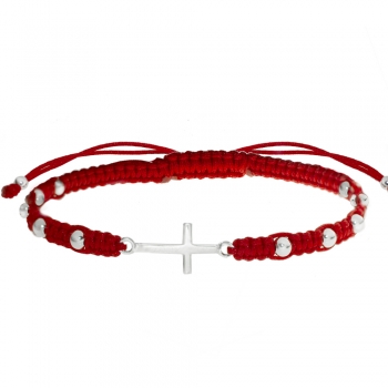 Pulsera Rosario macramé 2