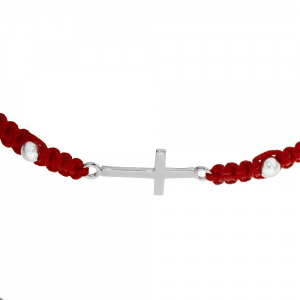 Pulsera Rosario macramé