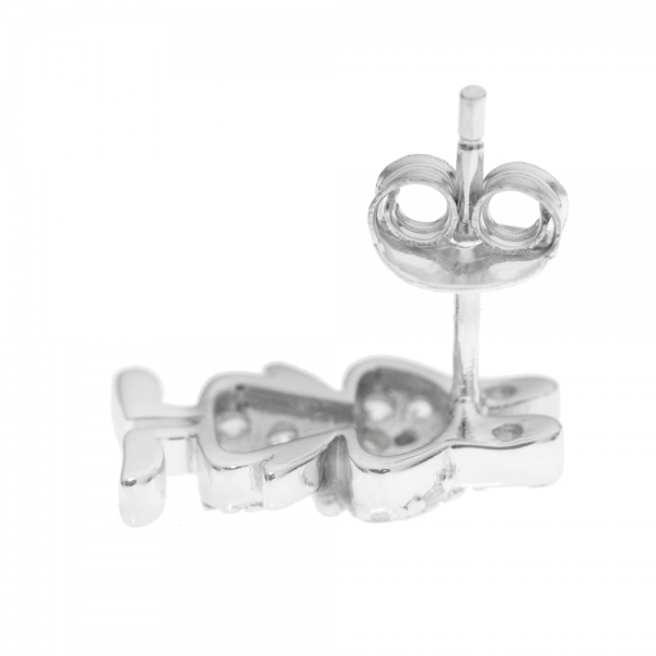 Pendientes conejito Plata de Ley