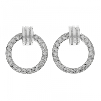 Pendientes Karma con circonitas