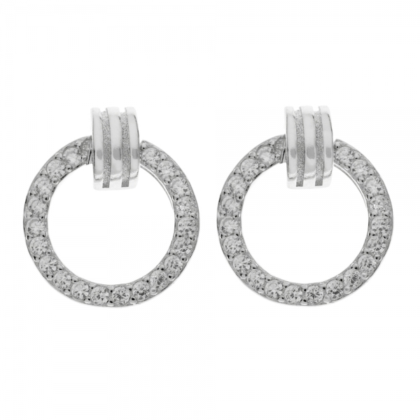 Pendientes Karma con circonitas
