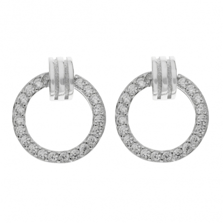 Pendientes Karma con circonitas