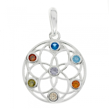 Colgante mandala 7 chakras